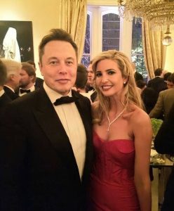 Elon Musk with TALULAH RILEY