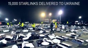 Starlinks delivered to Ukraine