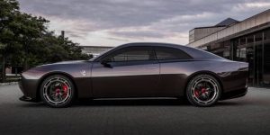 Dodge Charger Daytona SRT EV side view