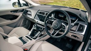 interior of jaguar I-pace