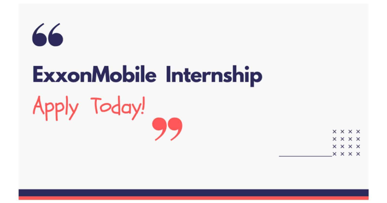 Call for Applications: ExxonMobil Graduate Internship 2024 for Nigerians (Paid)