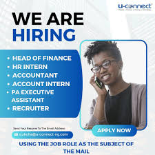 Recruitment at U-Connect  Human Resource Limited